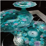 睡蓮の水盤オブジェ