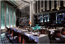 滝グラスアート＆睡蓮の水盤オブジェ